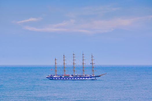 Big Sailing Ship in the Black Sea