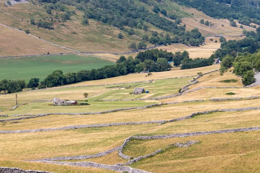 CONISTONE, YORKSHIRE/UK - JULY 27 : View of a farm near Conistone in Yorkshire on July 27, 2018