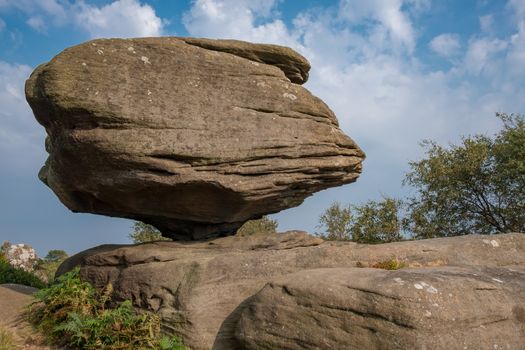 Scenic view of Brimham Rocks in Yorkshire Dales National Park