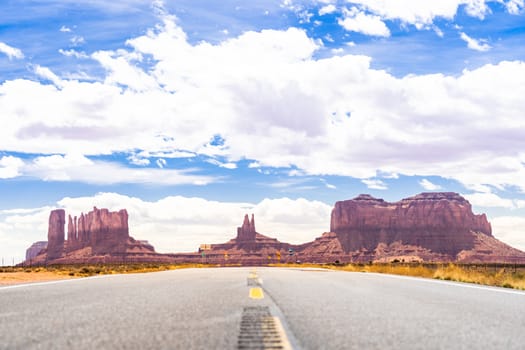 Monument Valley Navajo Tribal Park in Utah USA