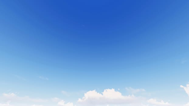 Cloudy blue sky abstract background, blue sky background with tiny clouds, 3d rendering

