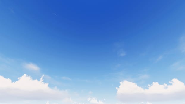 Cloudy blue sky abstract background, blue sky background with tiny clouds, 3d rendering

