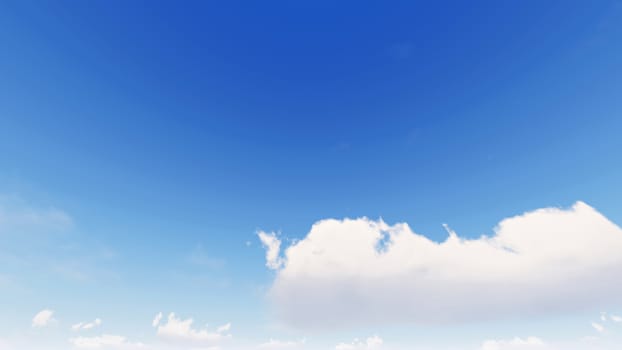 Cloudy blue sky abstract background, blue sky background with tiny clouds, 3d rendering

