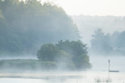 landscape with natural river, nature series