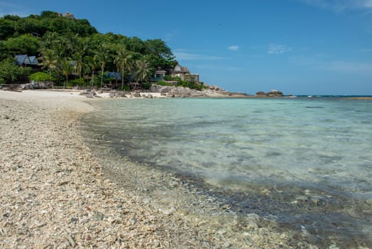 The beach is full of death. The island of Thailand.