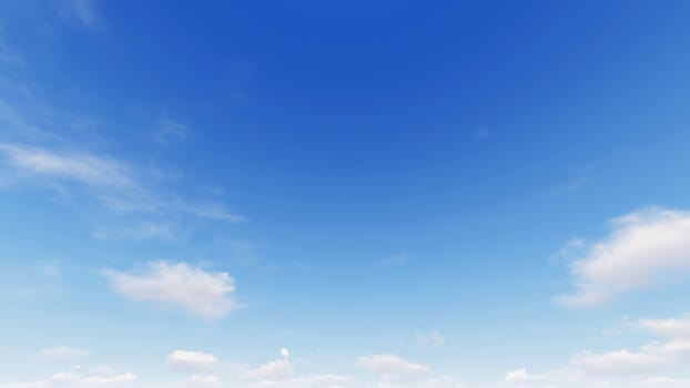 Cloudy blue sky abstract background, blue sky background with tiny clouds, 3d rendering

