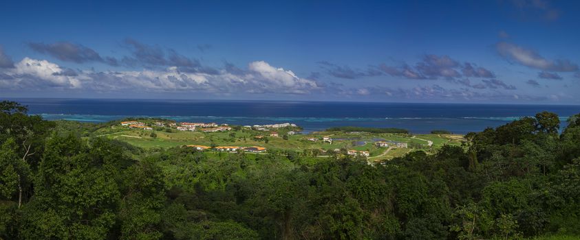 Large private rich village on the island of Roatan