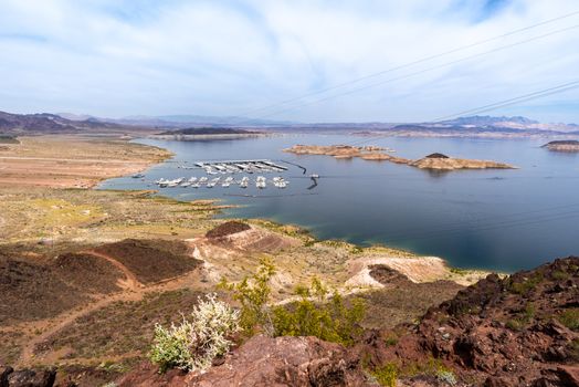 Lake Mead Recreation Area in Nevada and Arizona USA