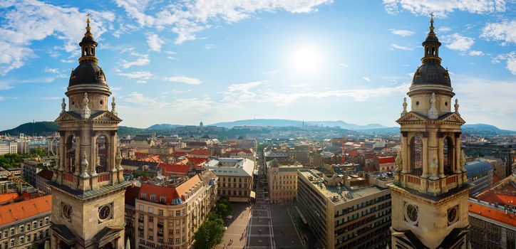 View on Budapest from St. Istvan's basilica, Hungary