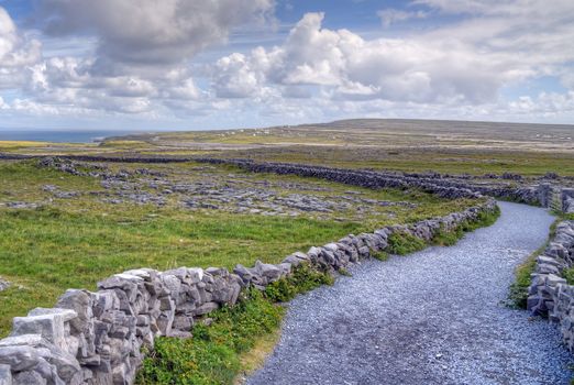 Inishmore on the Aran Islands, Ireland.