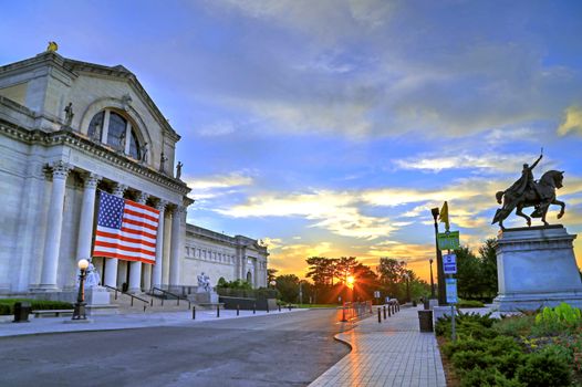 The St. Louis Art Museum on Art Hill in Forest Park, St. Louis, Missouri.