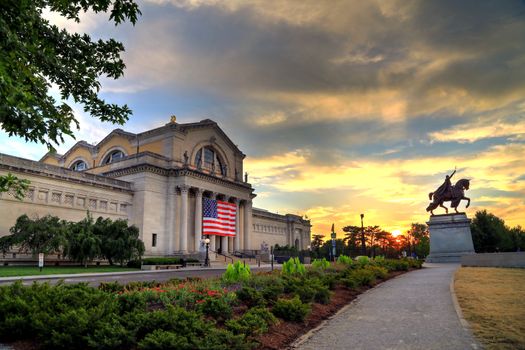 The St. Louis Art Museum on Art Hill in Forest Park, St. Louis, Missouri.