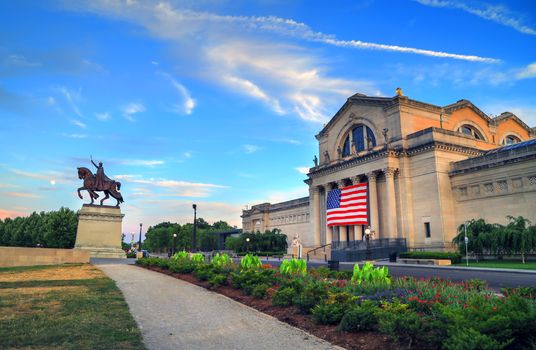 The St. Louis Art Museum on Art Hill in Forest Park, St. Louis, Missouri.