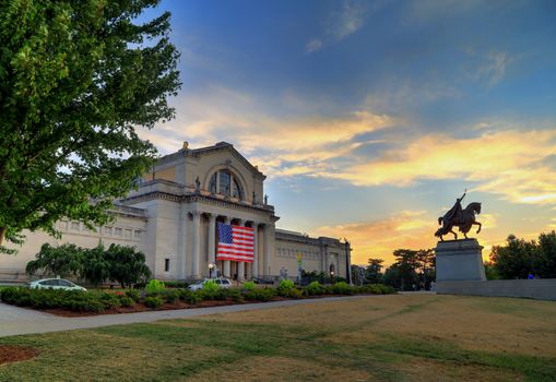 The St. Louis Art Museum on Art Hill in Forest Park, St. Louis, Missouri.