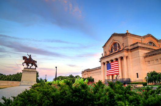 The St. Louis Art Museum on Art Hill in Forest Park, St. Louis, Missouri.