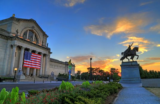 The St. Louis Art Museum on Art Hill in Forest Park, St. Louis, Missouri.