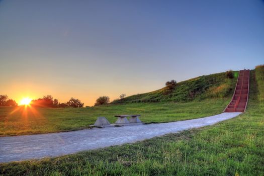 Cahokia Mounds in Collinsville, Illinois