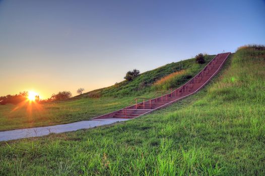 Cahokia Mounds in Collinsville, Illinois