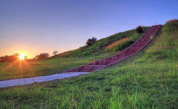 Cahokia Mounds in Collinsville, Illinois