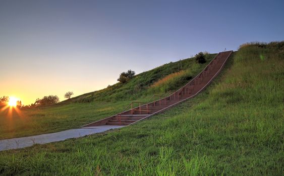 Cahokia Mounds in Collinsville, Illinois