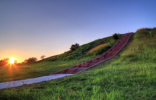 Cahokia Mounds in Collinsville, Illinois