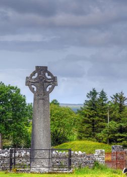 Celtic Crosses in Kilfenora, Ireland.