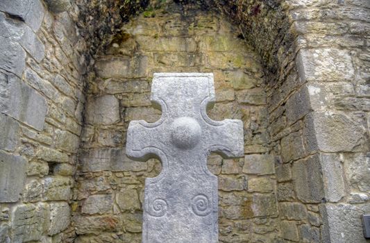 Celtic Crosses in Kilfenora, Ireland.