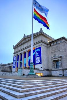 Chicago, Illinois, USA - June 22, 2018: The Field Museum. The natural history museum in Chicago, is one of the largest such museums in the world.