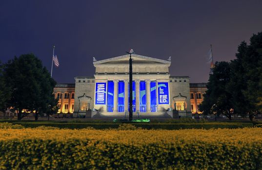 Chicago, Illinois, USA - June 22, 2018: The Field Museum. The natural history museum in Chicago, is one of the largest such museums in the world.