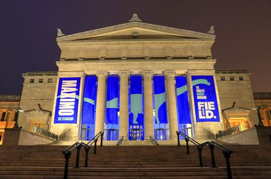 Chicago, Illinois, USA - June 22, 2018: The Field Museum. The natural history museum in Chicago, is one of the largest such museums in the world.