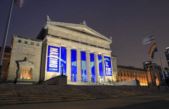 Chicago, Illinois, USA - June 22, 2018: The Field Museum. The natural history museum in Chicago, is one of the largest such museums in the world.