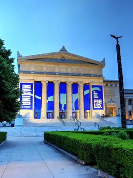 Chicago, Illinois, USA - June 22, 2018: The Field Museum. The natural history museum in Chicago, is one of the largest such museums in the world.