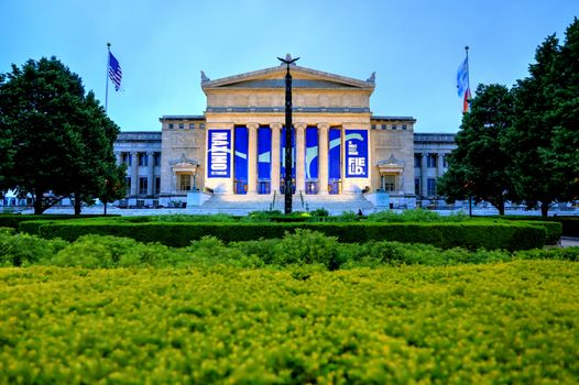 Chicago, Illinois, USA - June 22, 2018: The Field Museum. The natural history museum in Chicago, is one of the largest such museums in the world.