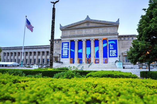 Chicago, Illinois, USA - June 22, 2018: The Field Museum. The natural history museum in Chicago, is one of the largest such museums in the world.