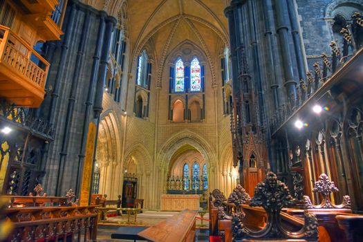 Christ Church Cathedral in Dublin, Ireland.