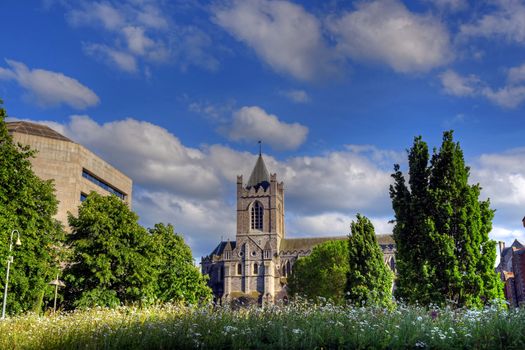 Christ Church Cathedral in Dublin, Ireland.