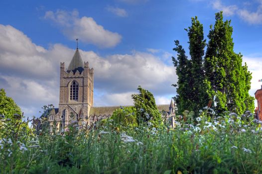 Christ Church Cathedral in Dublin, Ireland.