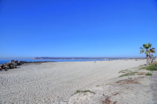 Coronado Beach just outside of San Diego, California.