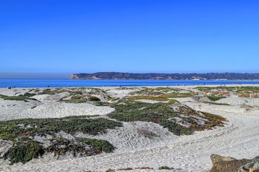 Coronado Beach just outside of San Diego, California.