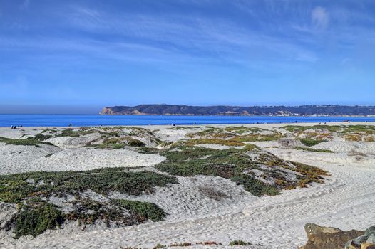 Coronado Beach just outside of San Diego, California.