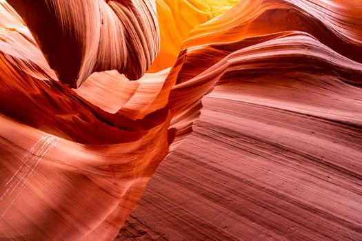 Lower Antelope Canyon in the Navajo Reservation near Page, Arizona USA