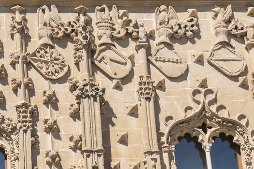 Jabalquinto Palace facade details, Baeza, Spain