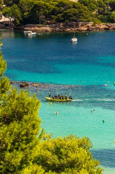 Boats on the sea in Mallorca