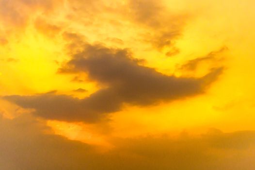 Photograph of vibrant cloudy sky at dusk dawn daytime snap in landscape style. Useful for background wallpaper screen saver e-cards website to decorate interior. Travel, Vacation, freedom, simplicity Holiday Concept. Subject is inspiration hopeful bright exciting calm gentle stormy and beautiful.