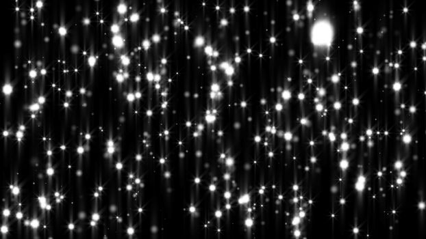 Abstract gray shiny light. Particles. 3D rendering