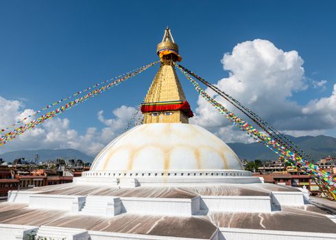 Boudhanath stupa in Kathmandu, Nepal