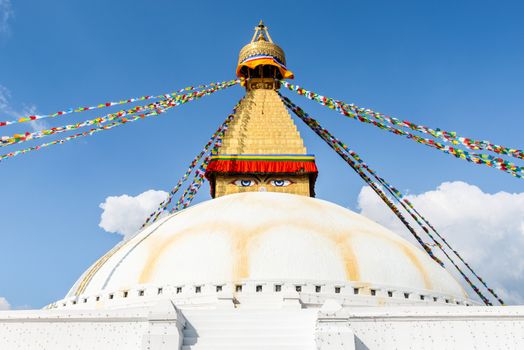 Boudhanath stupa in Kathmandu, Nepal