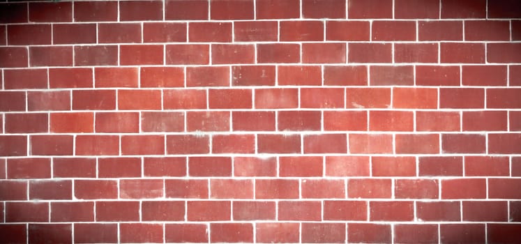 Brick wall background with copy space. Empty wall texture background.