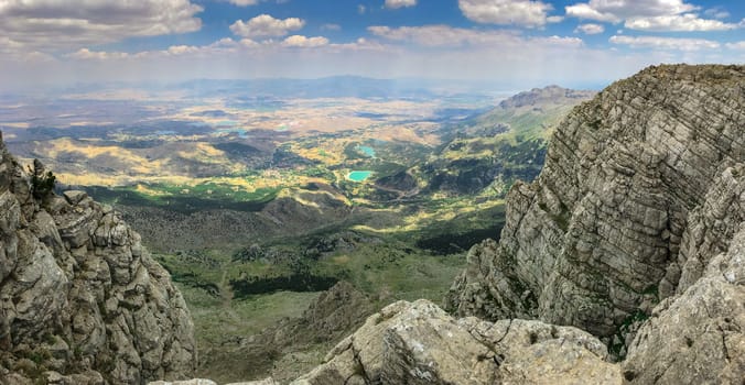 insatiable landscape from the high mountains