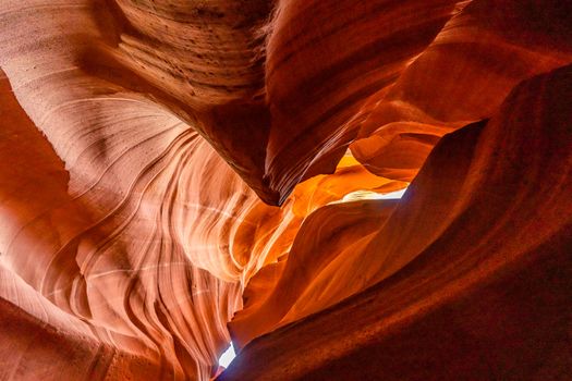 Lower Antelope Canyon in the Navajo Reservation near Page, Arizona USA